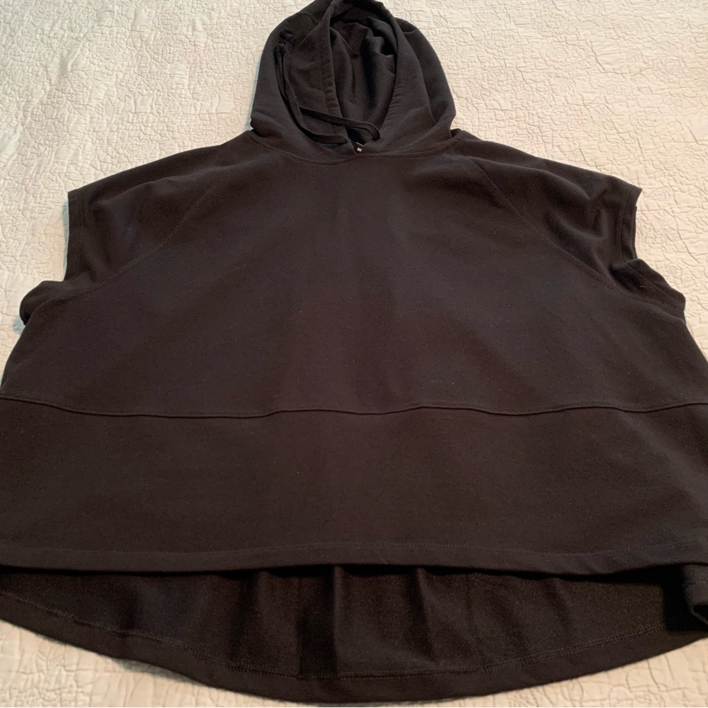 Avia Black Cropped Hoodie Size XL 16-18 - Picture 6 of 12